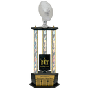 Premium Custom Perpetual Football Trophy