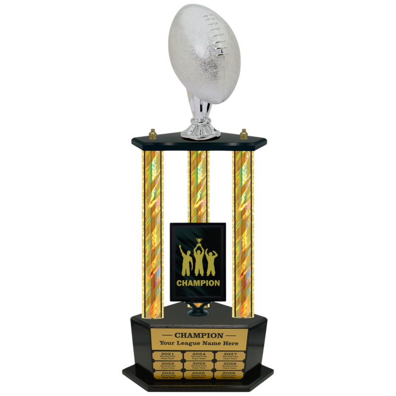 Premium Custom Perpetual Football Trophy - Type 3P003/P38B Series 2RG3206