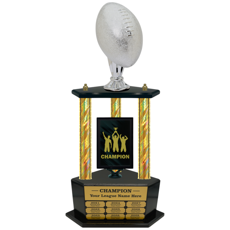 Premium Custom Perpetual Football Trophy - Type 3P003/P38B Series 2RG3206