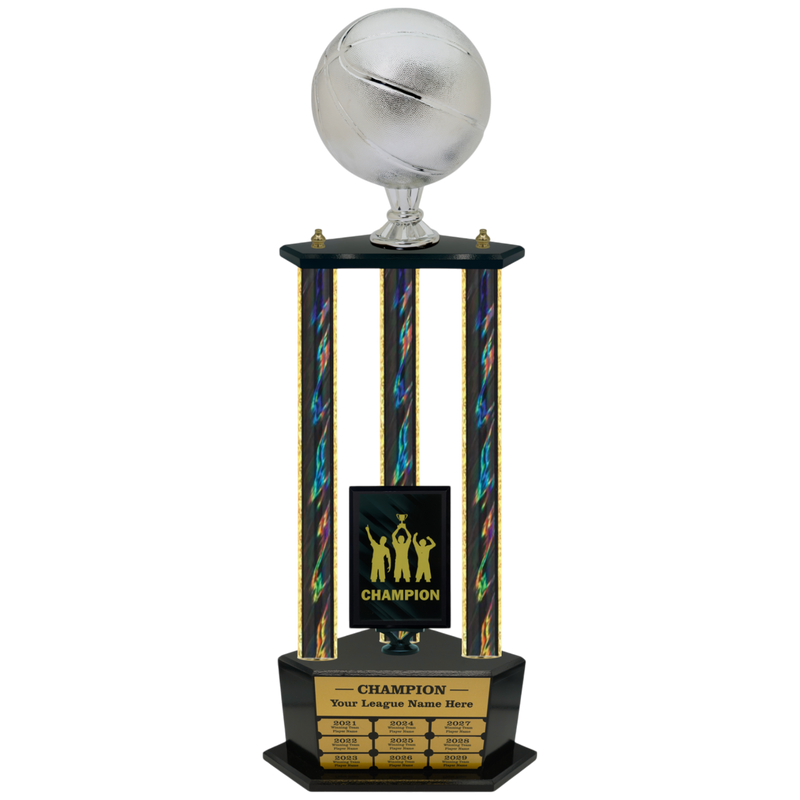 Premium Custom Perpetual Basketball Trophy - Type 3P003/P38B Series 2RG3203