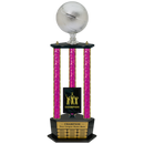 Premium Custom Perpetual Basketball Trophy - Type 3P003/P38B Series 2RG3203