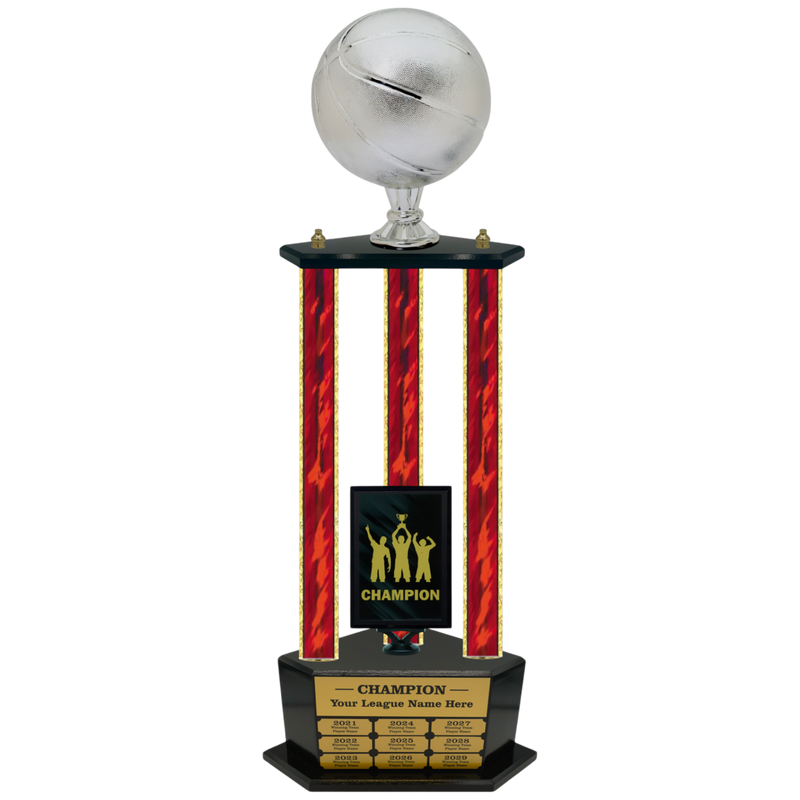 Premium Custom Perpetual Basketball Trophy - Type 3P003/P38B Series 2RG3203