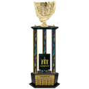 Premium Custom Perpetual Baseball Trophy - Type 3P003/P38B Series 2RG3155