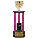 Premium Custom Perpetual Baseball Trophy - Type 3P003/P38B Series 2RG3155
