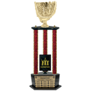 Premium Custom Perpetual Baseball Trophy - Type 3P003/P38B Series 2RG3155