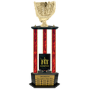 Premium Custom Perpetual Baseball Trophy - Type 3P003/P38B Series 2RG3155