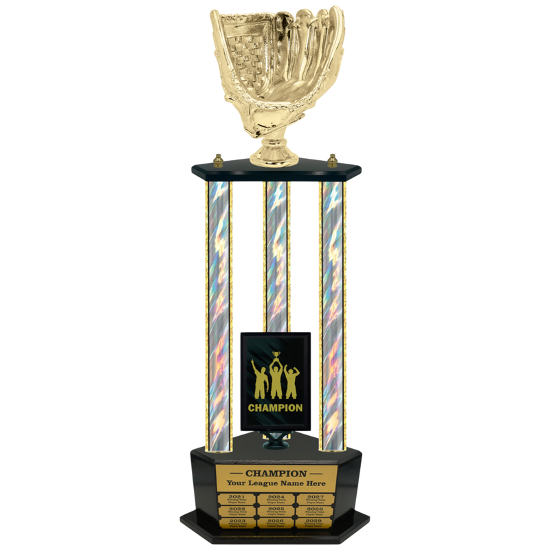 Premium Custom Perpetual Baseball Trophy - Type 3P003/P38B Series 2RG3155