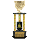 Premium Custom Perpetual Baseball Trophy - Type 3P003/P38B Series 2RG3155