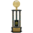 Premium Custom Perpetual Volleyball Trophy - Type 3P003/P38B Series 2RG3117