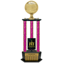 Premium Custom Perpetual Volleyball Trophy - Type 3P003/P38B Series 2RG3117