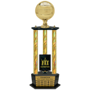 Premium Custom Perpetual Volleyball Trophy - Type 3P003/P38B Series 2RG3117
