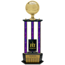 Premium Custom Perpetual Volleyball Trophy - Type 3P003/P38B Series 2RG3117