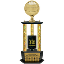 Premium Custom Perpetual Volleyball Trophy - Type 3P003/P38B Series 2RG3117