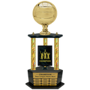 Premium Custom Perpetual Volleyball Trophy - Type 3P003/P38B Series 2RG3117