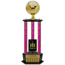 Premium Custom Perpetual Soccer Trophy - Type 3P003/P38B Series 2RG3113