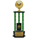Premium Custom Perpetual Soccer Trophy - Type 3P003/P38B Series 2RG3113
