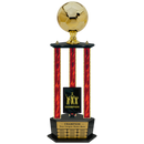 Premium Custom Perpetual Soccer Trophy - Type 3P003/P38B Series 2RG3113