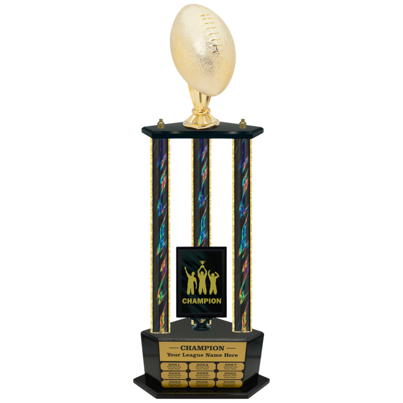 Premium Custom Perpetual Football Trophy - Type 3P003/P38B Series 2RG3106