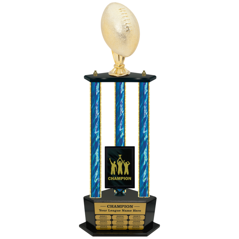 Premium Custom Perpetual Football Trophy - Type 3P003/P38B Series 2RG3106