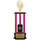 Premium Custom Perpetual Football Trophy - Type 3P003/P38B