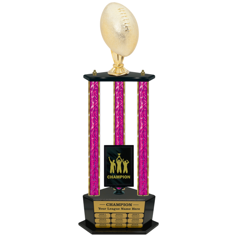 Premium Custom Perpetual Football Trophy - Type 3P003/P38B Series 2RG3106