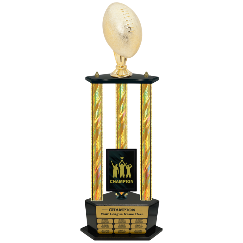 Premium Custom Perpetual Football Trophy - Type 3P003/P38B Series 2RG3106