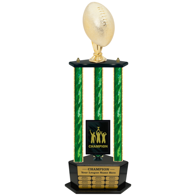 Premium Custom Perpetual Football Trophy - Type 3P003/P38B Series 2RG3106