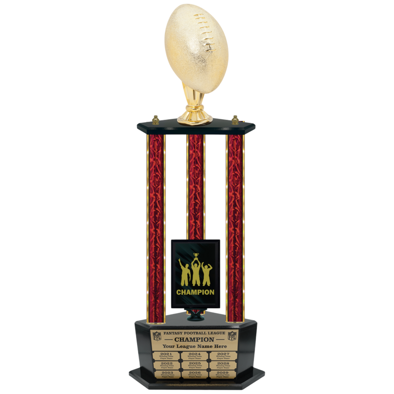 Premium Custom Perpetual Football Trophy - Type 3P003/P38B Series 2RG3106