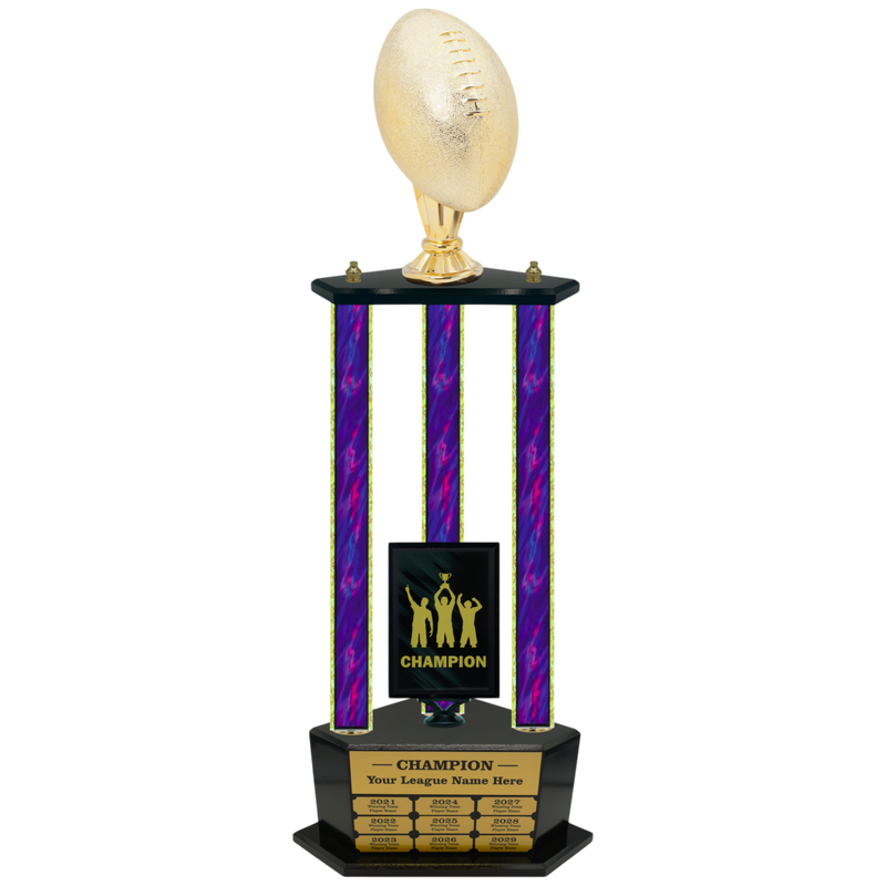 Premium Custom Perpetual Football Trophy - Type 3P003/P38B Series 2RG3106