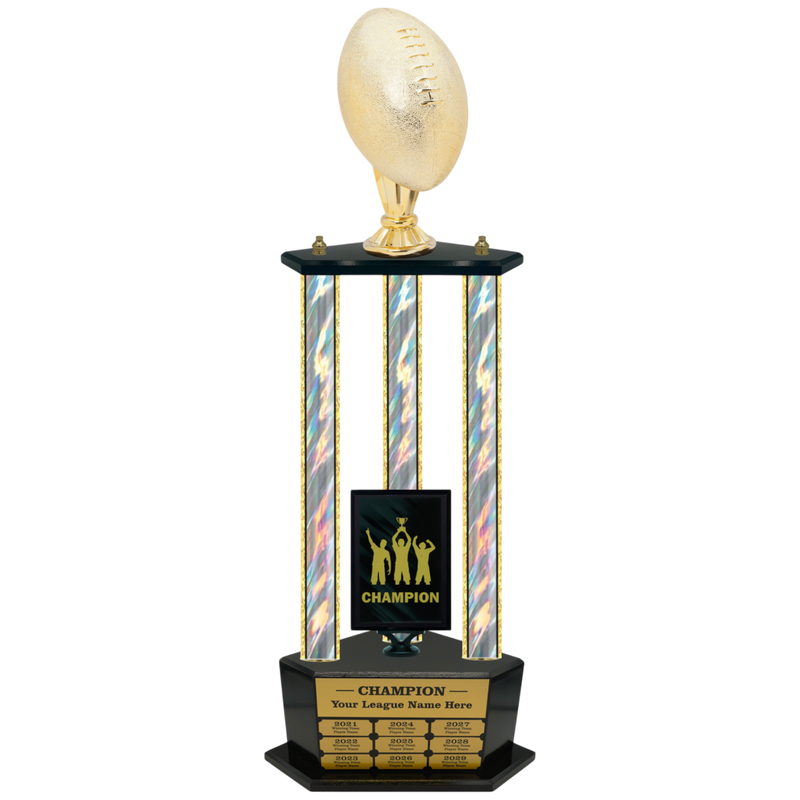 Premium Custom Perpetual Football Trophy - Type 3P003/P38B Series 2RG3106