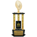 Premium Custom Perpetual Football Trophy - Type 3P003/P38B