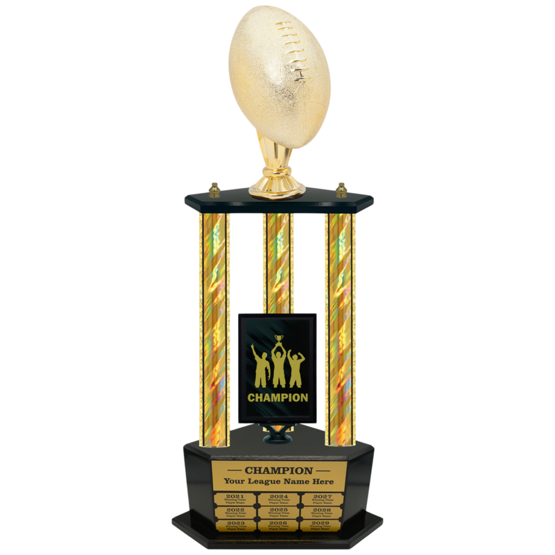 Premium Custom Perpetual Football Trophy - Type 3P003/P38B Series 2RG3106