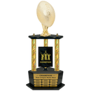 Premium Custom Perpetual Football Trophy - Type 3P003/P38B