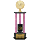 Premium Custom Perpetual Basketball Trophy - Type 3P003/P38B Series 2RG3103