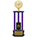 Premium Custom Perpetual Basketball Trophy - Type 3P003/P38B Series 2RG3103