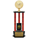 Premium Custom Perpetual Basketball Trophy - Type 3P003/P38B Series 2RG3103