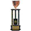 Premium Custom Perpetual Baseball Trophy - Type 3P003/P38B Series 2RG3055