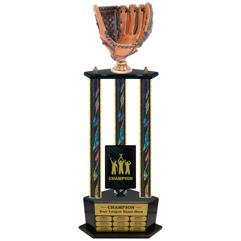 Premium Custom Perpetual Baseball Trophy - Type 3P003/P38B Series 2RG3055