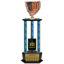 Premium Custom Perpetual Baseball Trophy - Type 3P003/P38B Series 2RG3055