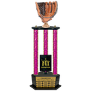 Premium Custom Perpetual Baseball Trophy - Type 3P003/P38B Series 2RG3055