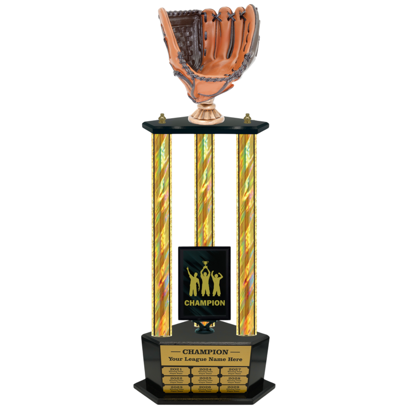 Premium Custom Perpetual Baseball Trophy - Type 3P003/P38B Series 2RG3055