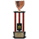 Premium Custom Perpetual Baseball Trophy - Type 3P003/P38B Series 2RG3055