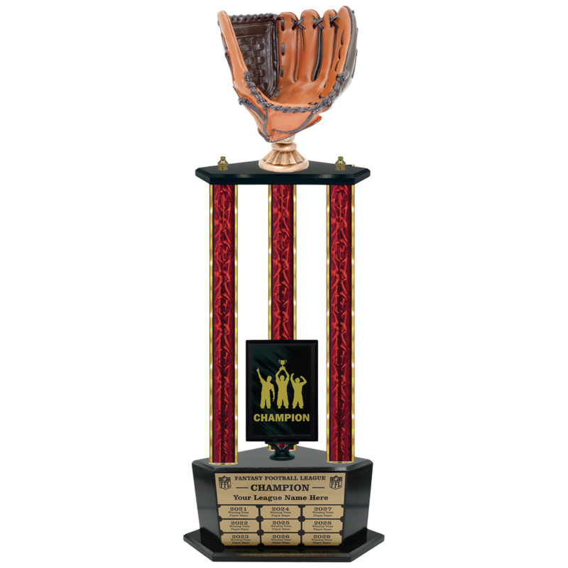 Premium Custom Perpetual Baseball Trophy - Type 3P003/P38B Series 2RG3055