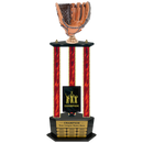 Premium Custom Perpetual Baseball Trophy - Type 3P003/P38B Series 2RG3055