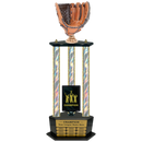 Premium Custom Perpetual Baseball Trophy - Type 3P003/P38B Series 2RG3055