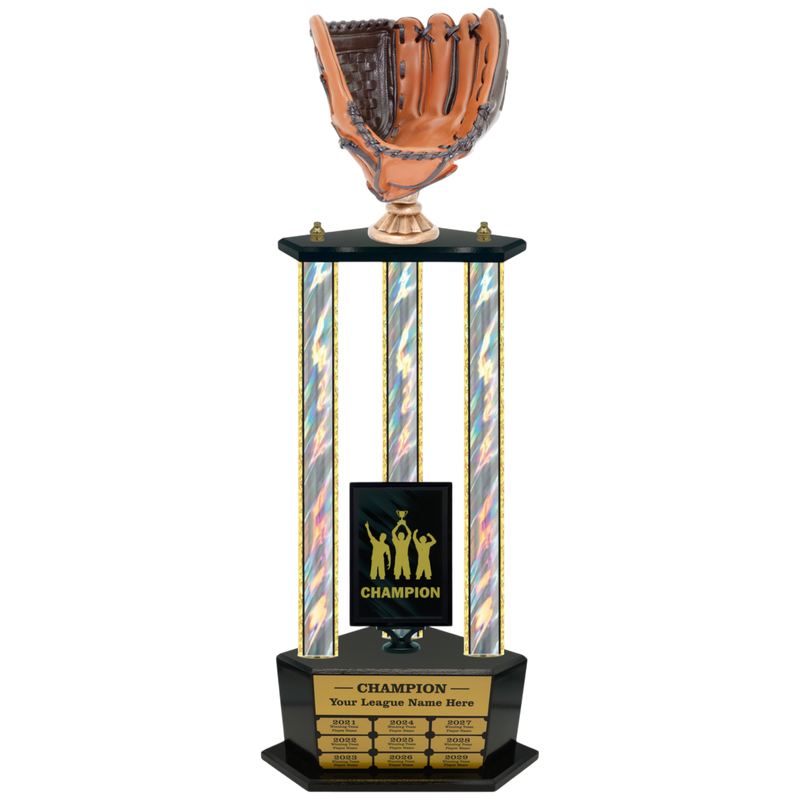 Premium Custom Perpetual Baseball Trophy - Type 3P003/P38B Series 2RG3055