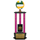 Premium Custom Perpetual Volleyball Trophy - Type 3P003/P38B Series 2RG3017