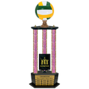 Premium Custom Perpetual Volleyball Trophy - Type 3P003/P38B Series 2RG3017