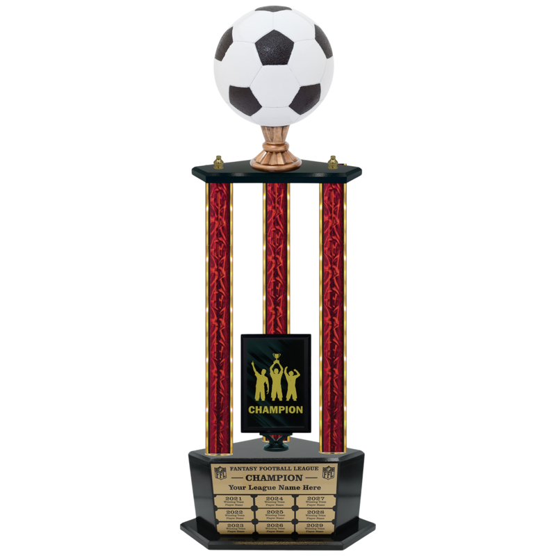 Premium Custom Perpetual Soccer Trophy - Type 3P003/P38B Series 2RG3013