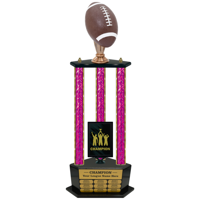 Premium Custom Perpetual Football Trophy - Type 3P003/P38B Series 2RG3006